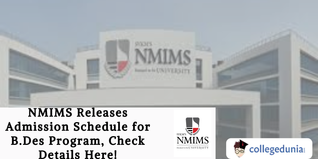 NMIMS Releases Admission Schedule for B.Des Program, Check Details Here!